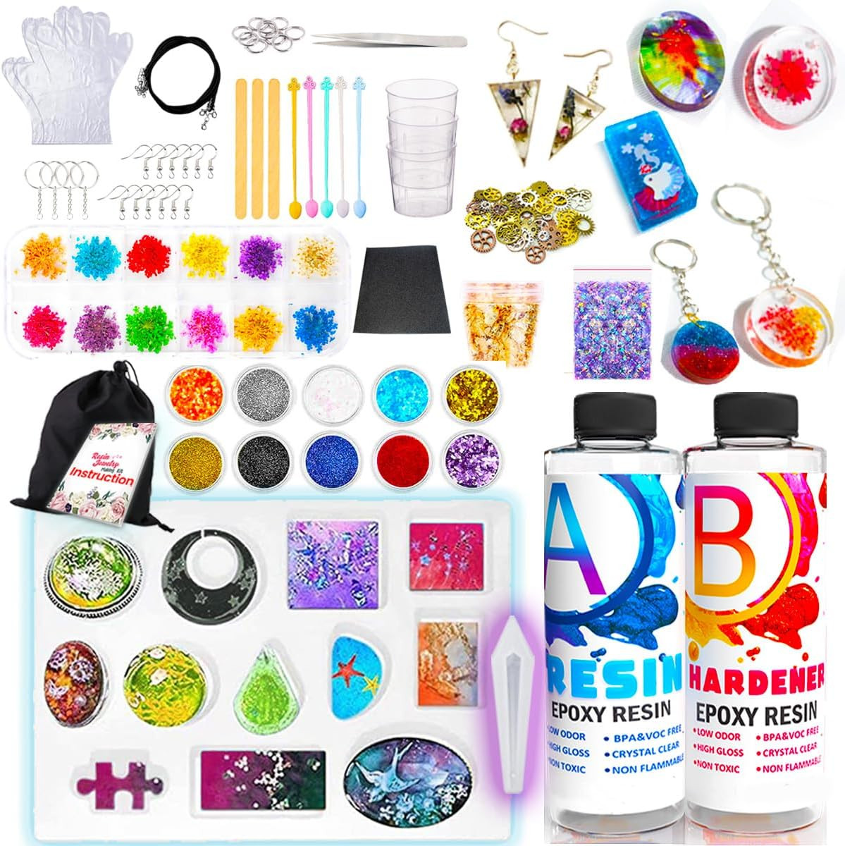 Kit de inicio para la fabricación de joyas de resina – Kits de resina