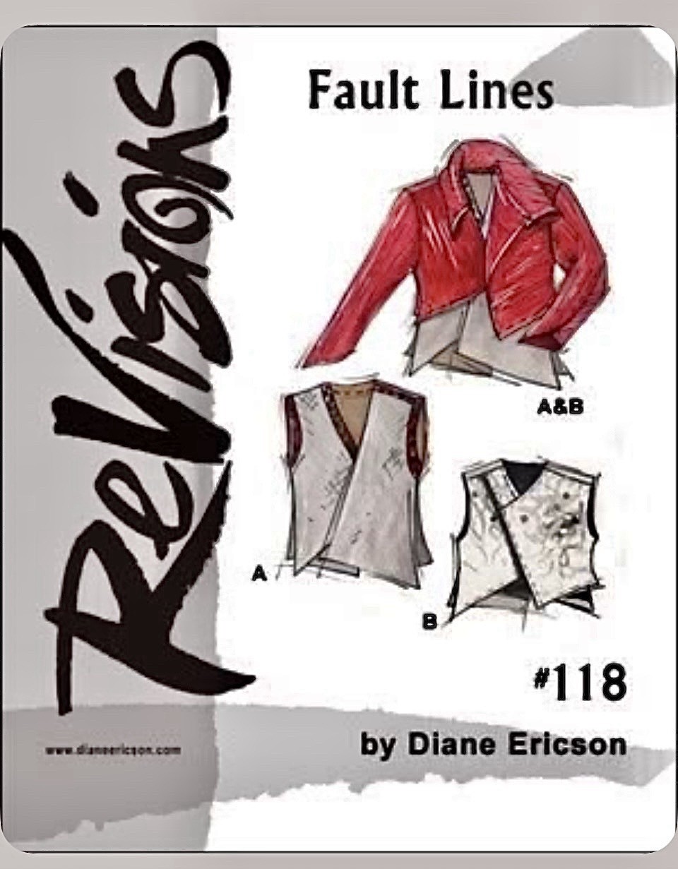 New OOP Revisions Sewing Pattern Fault Lines #118 XS (6) To XXL (22)