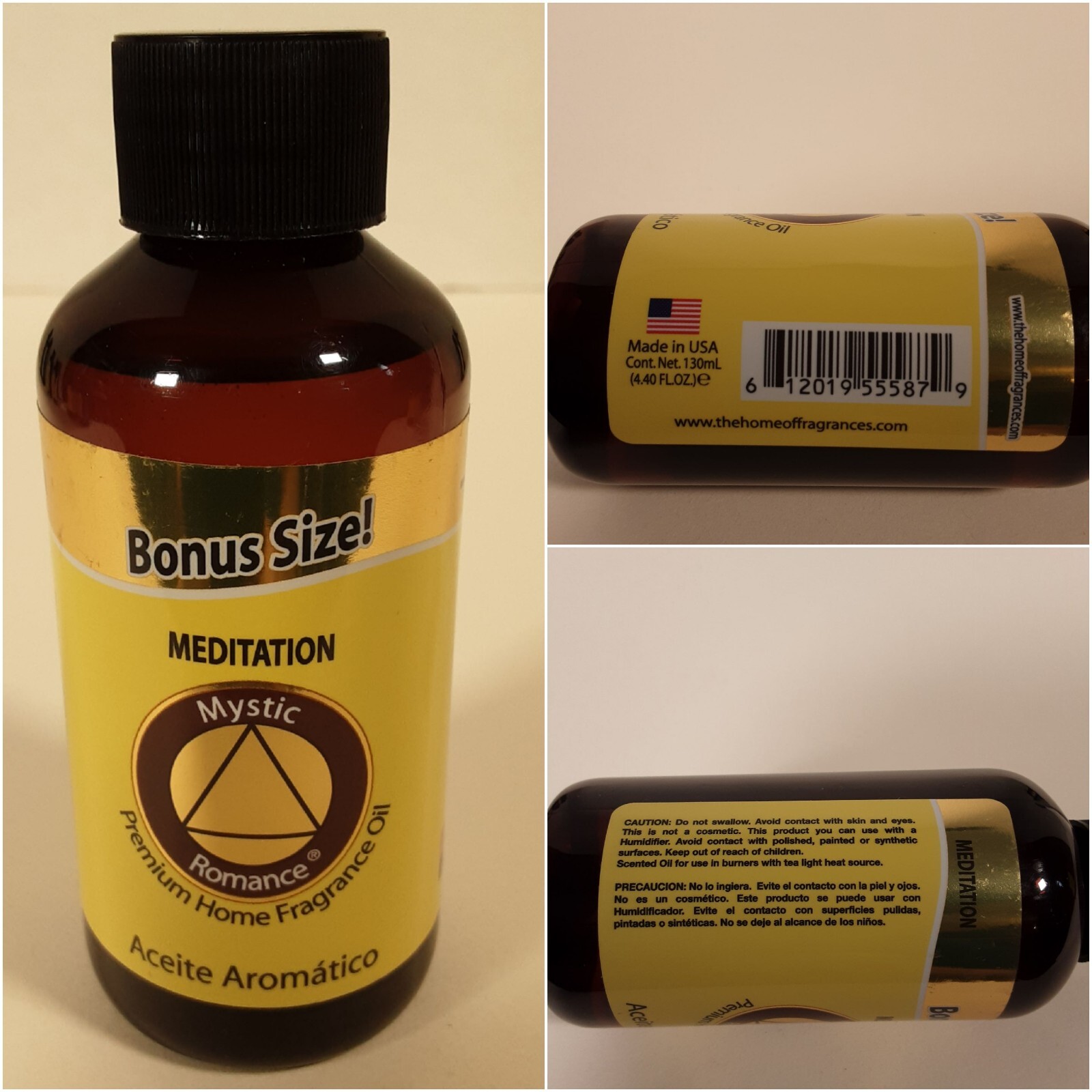 Mystic Romance MEDITATION Premium Home Fragrance Oil 4.40 fl oz