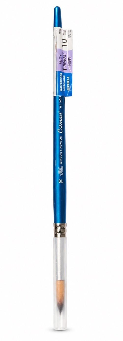 Winsor & Newton Cotman Watercolor Round Brush #10 Short Handle NEW