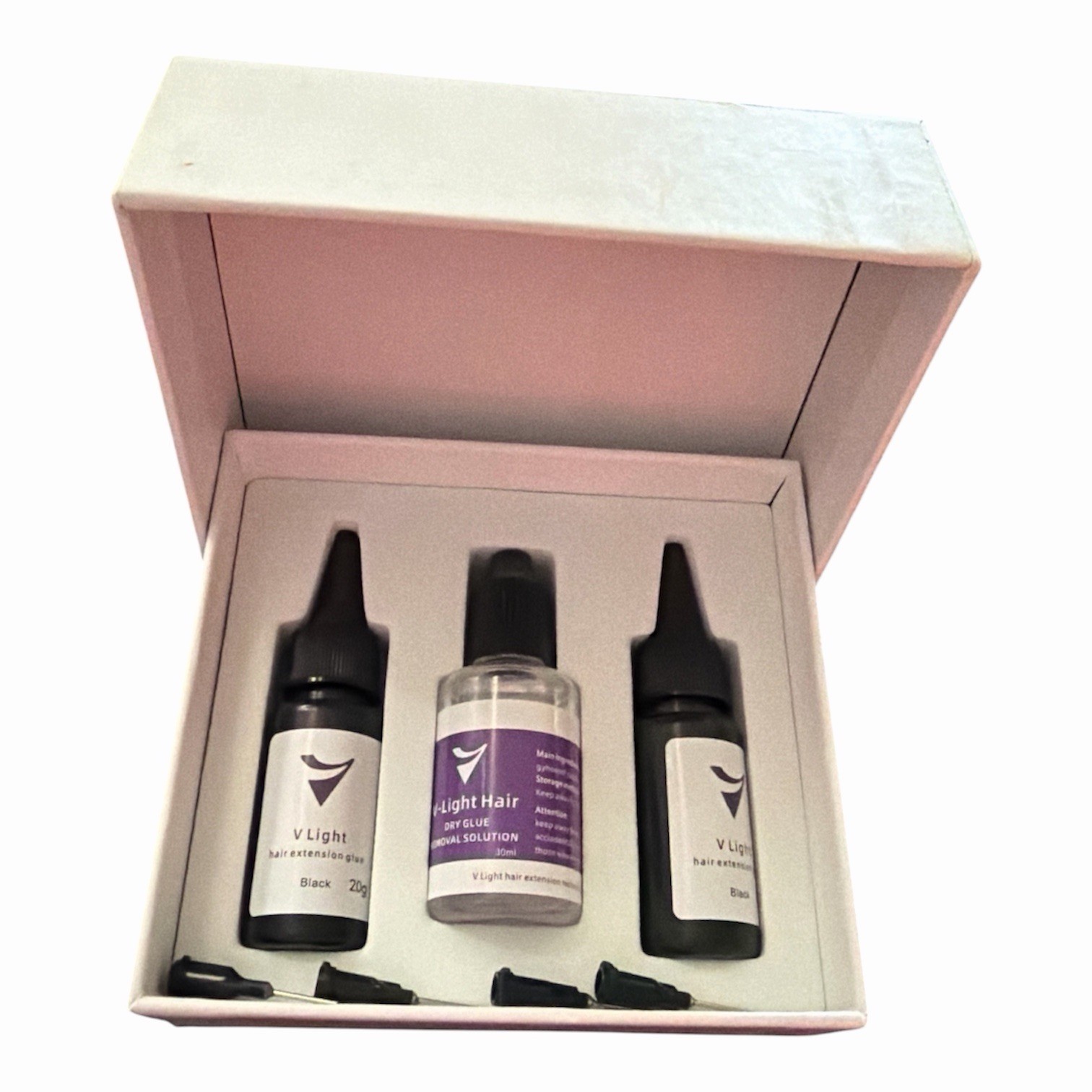 V Light Hair Extensions Glue ( Clear ) , V light Glue , UV light