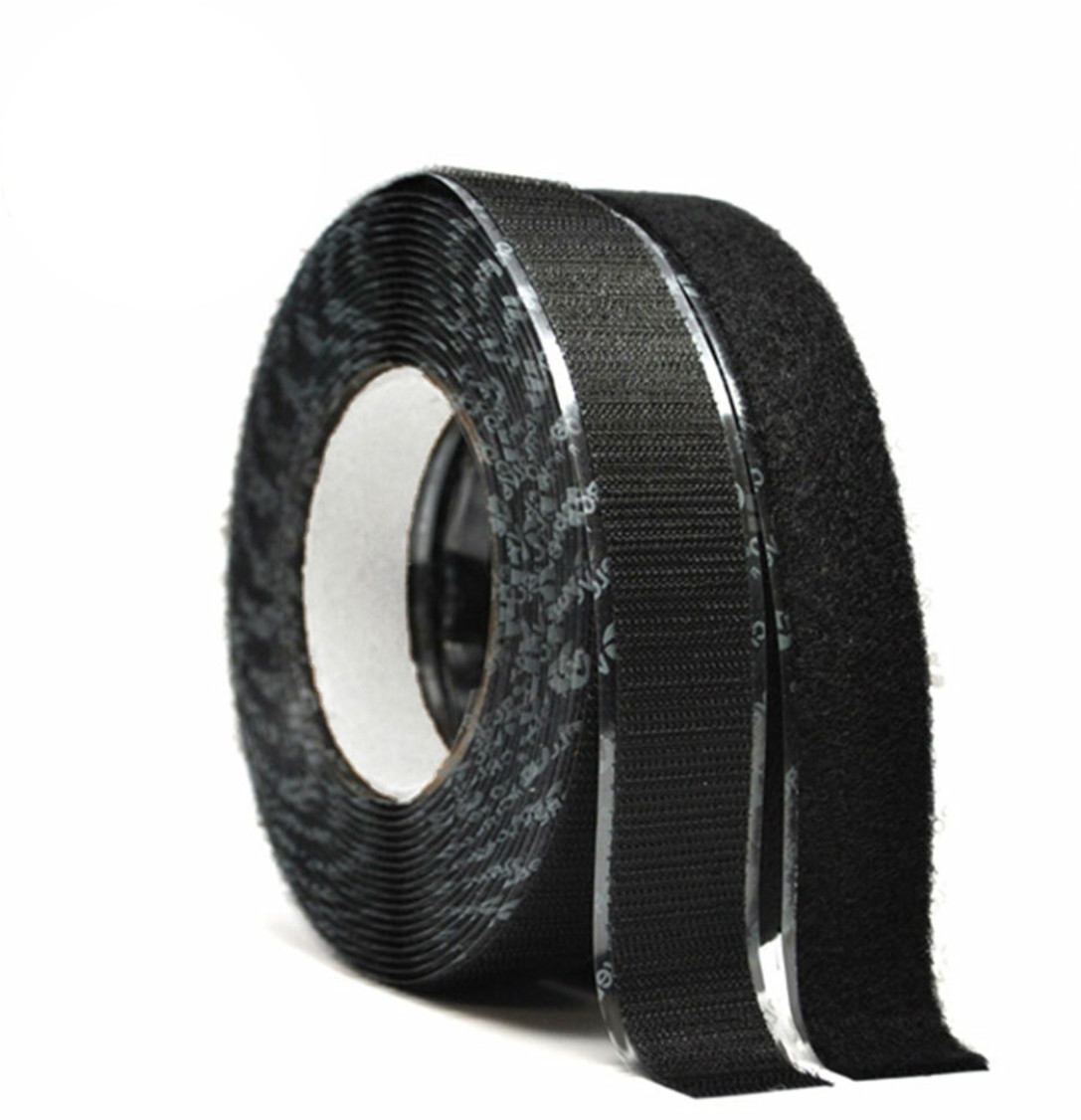 VELCRO® Self Adhesive Hook and Loop Strip Black Heavy Duty 1″ Wide Choose Length