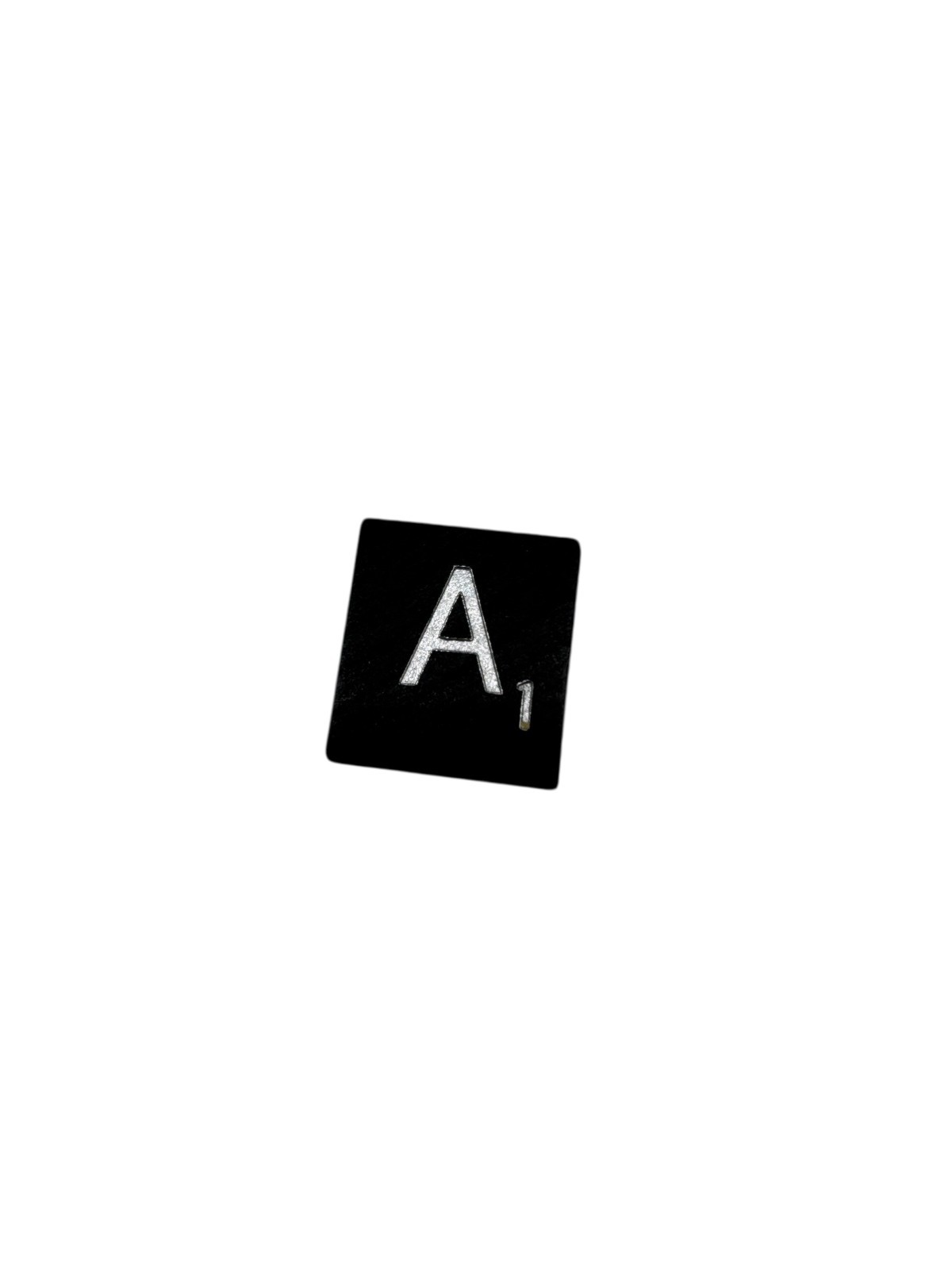 Scrabble Diamond 60th Anniversary Black Silver Individual Tiles Pick Your Letter