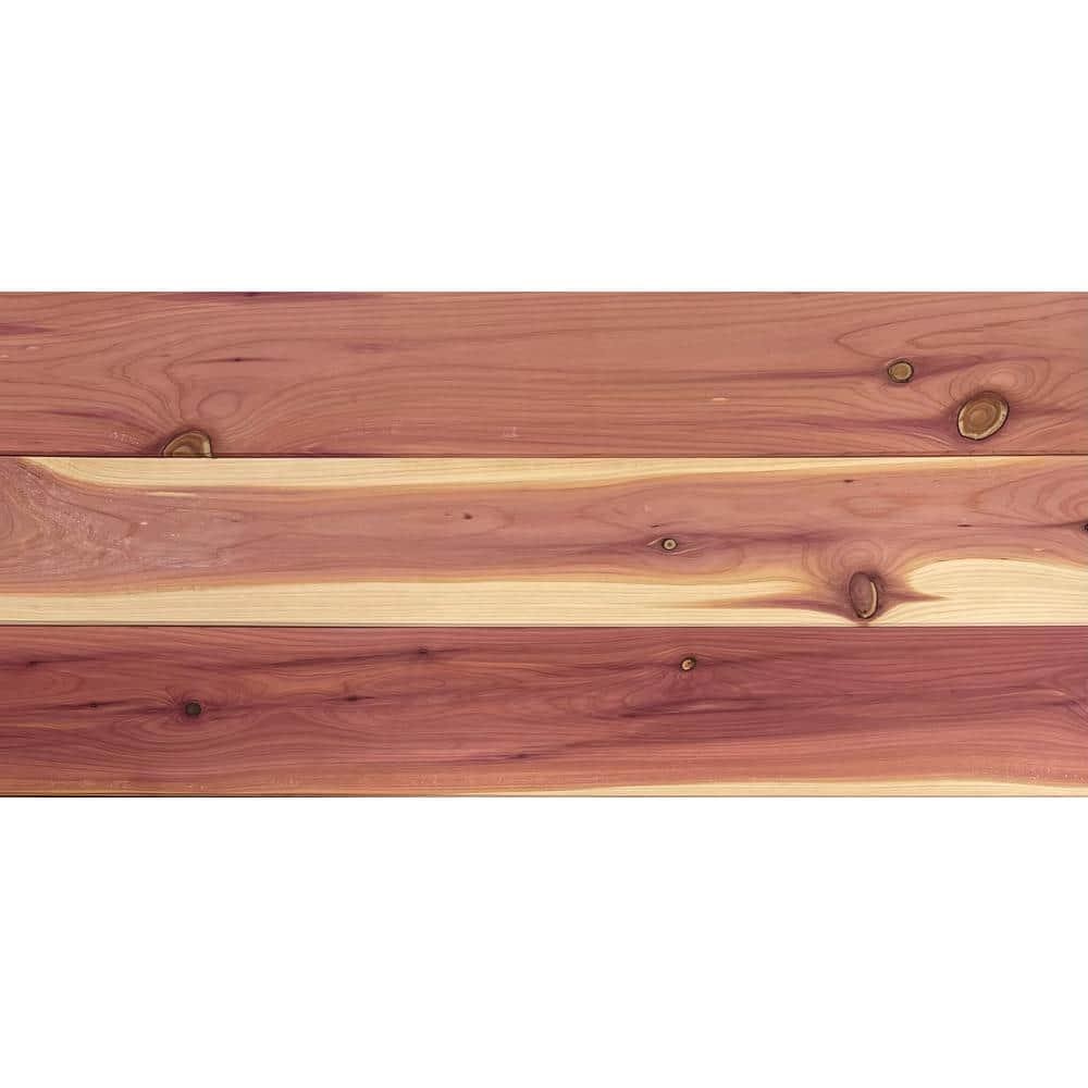 Aromatic Cedar Shiplap Planks Wall Closet Liner 15 Sq Ft Natural Wood Scent