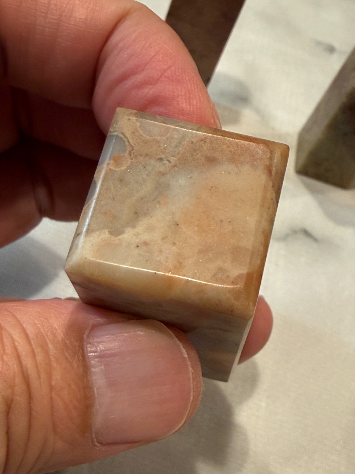 Group of 3 Vintage Chinese Carved Soapstone Chops Seals
