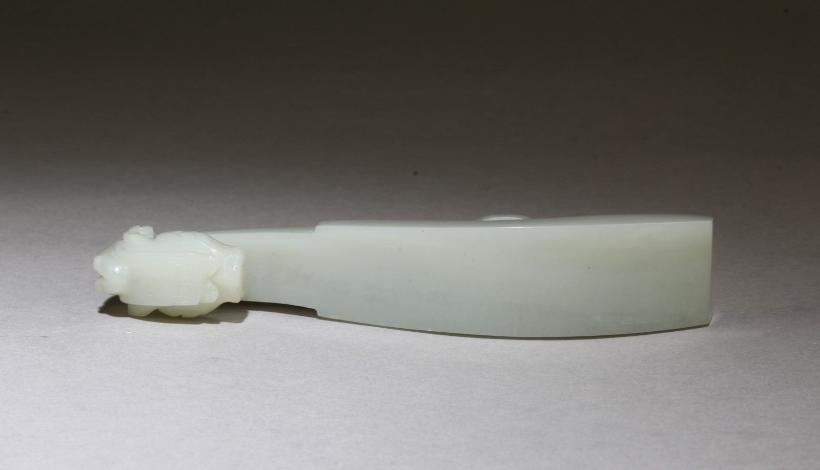 Antique Chinese White Jade Belt Hook
