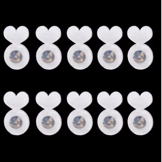 10Pcs Earring Lifter Backs Replacements Rubber Earring Backs for Droopy Ears US