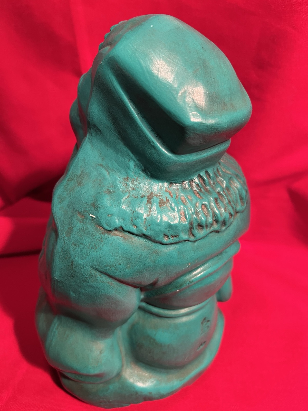 Sanxing,Chinese Priest,Wise Man,Buddah,Asian,Ceramic,Statue,Handmade,1970s,VTG