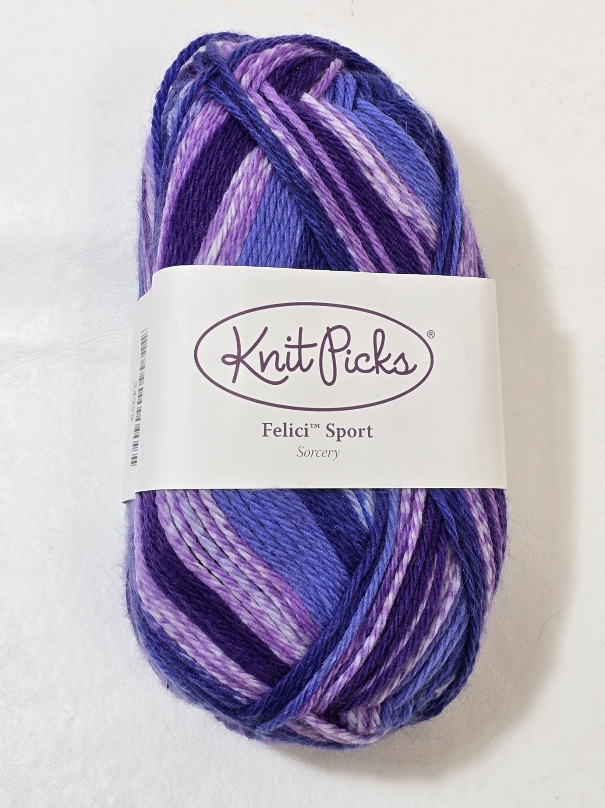 Knit Picks Felici Self-Striping Sock Yarn – Sorcery – 50g 164yds Purples