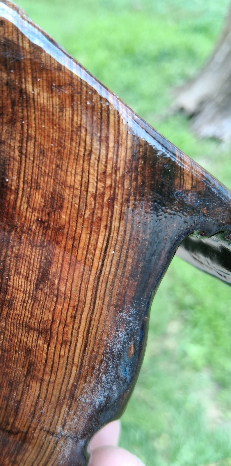 Louisiana Underwater Recovered REAL Old Growth Sinker Cypress Floating Shelf Art