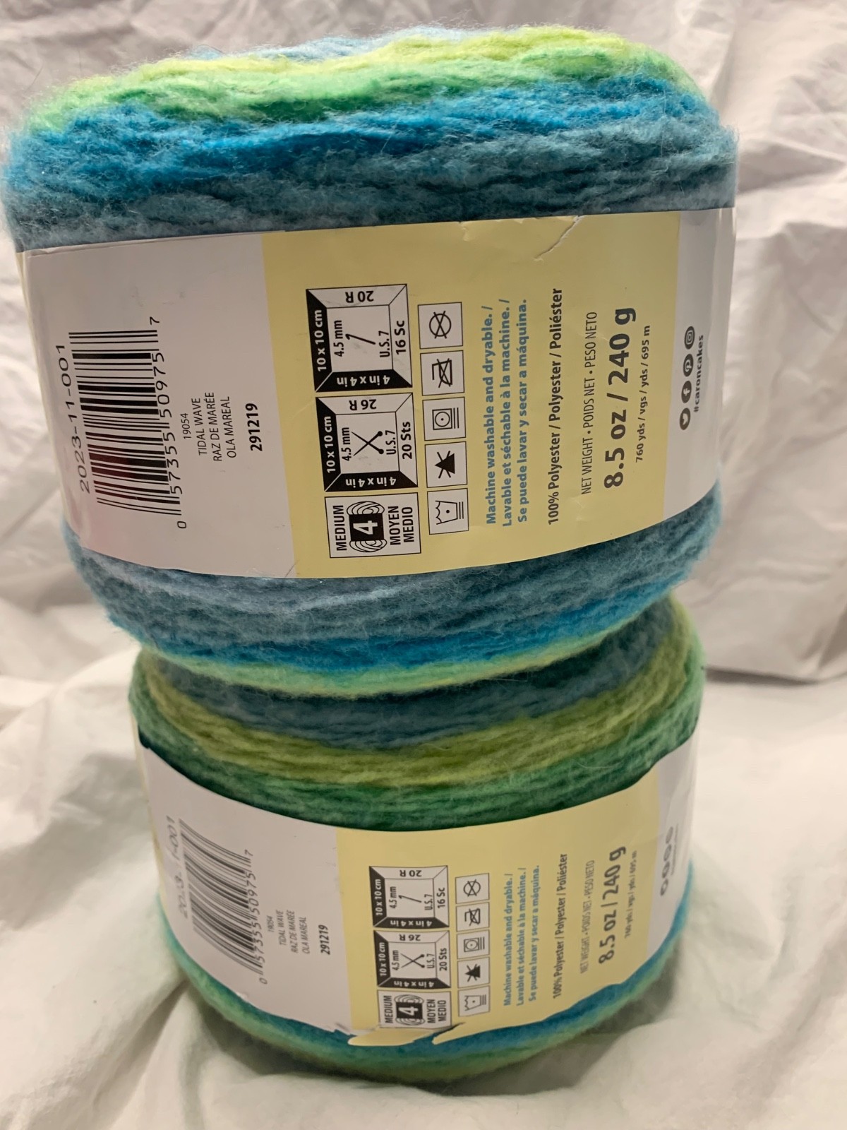 Yardspirations Caron Cloud Cakes 8.5 Oz Polyester Tidal Wave Colour