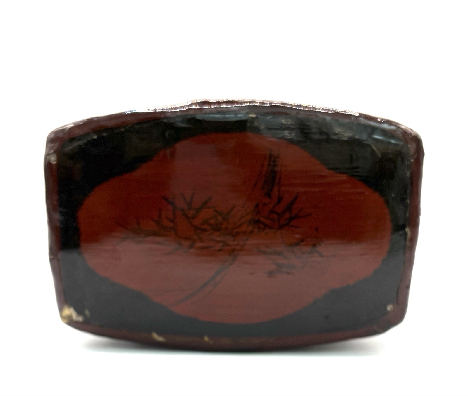 Vintage Chinese Lacquered Opium Pillow