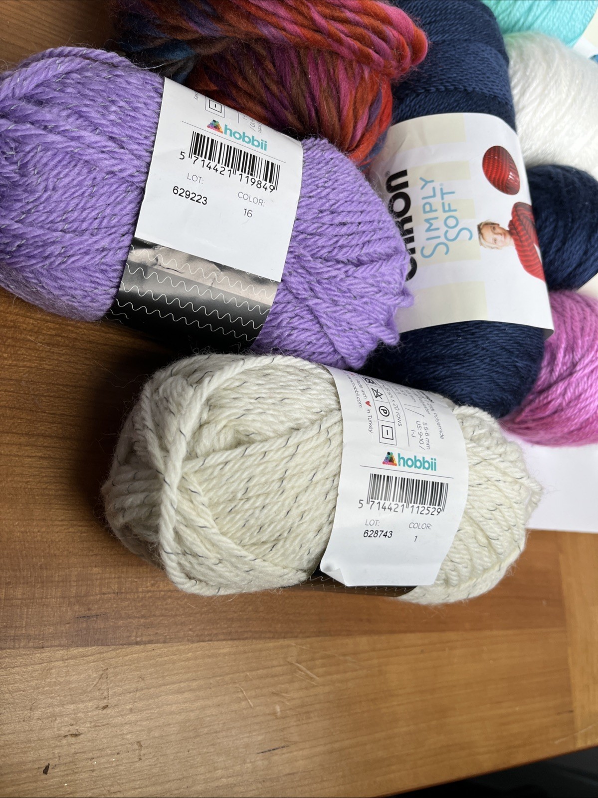 Yarn Lot: Various Brands Red Heart, Caron, Everyday, Loops & Threads, Lion Brand