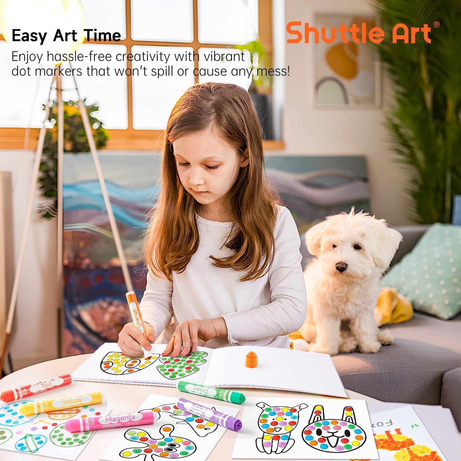 Dot Markers, 15 Colors Washable Markers for Toddlers,Bingo Daubers Supplies K…