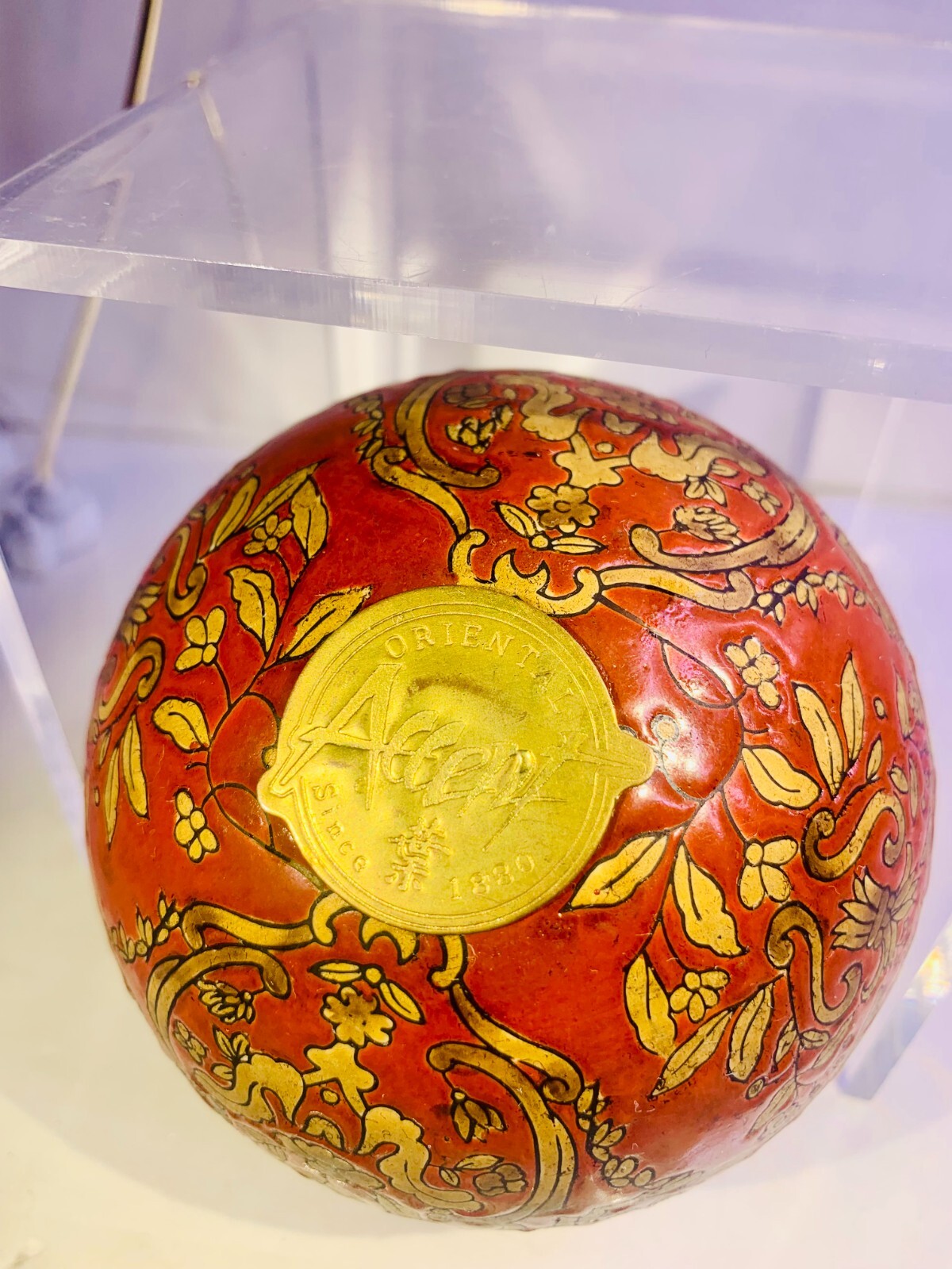 Oriental Accent Since 1880 Oriental Decorative Porcelain Ball No Stand Ball Only
