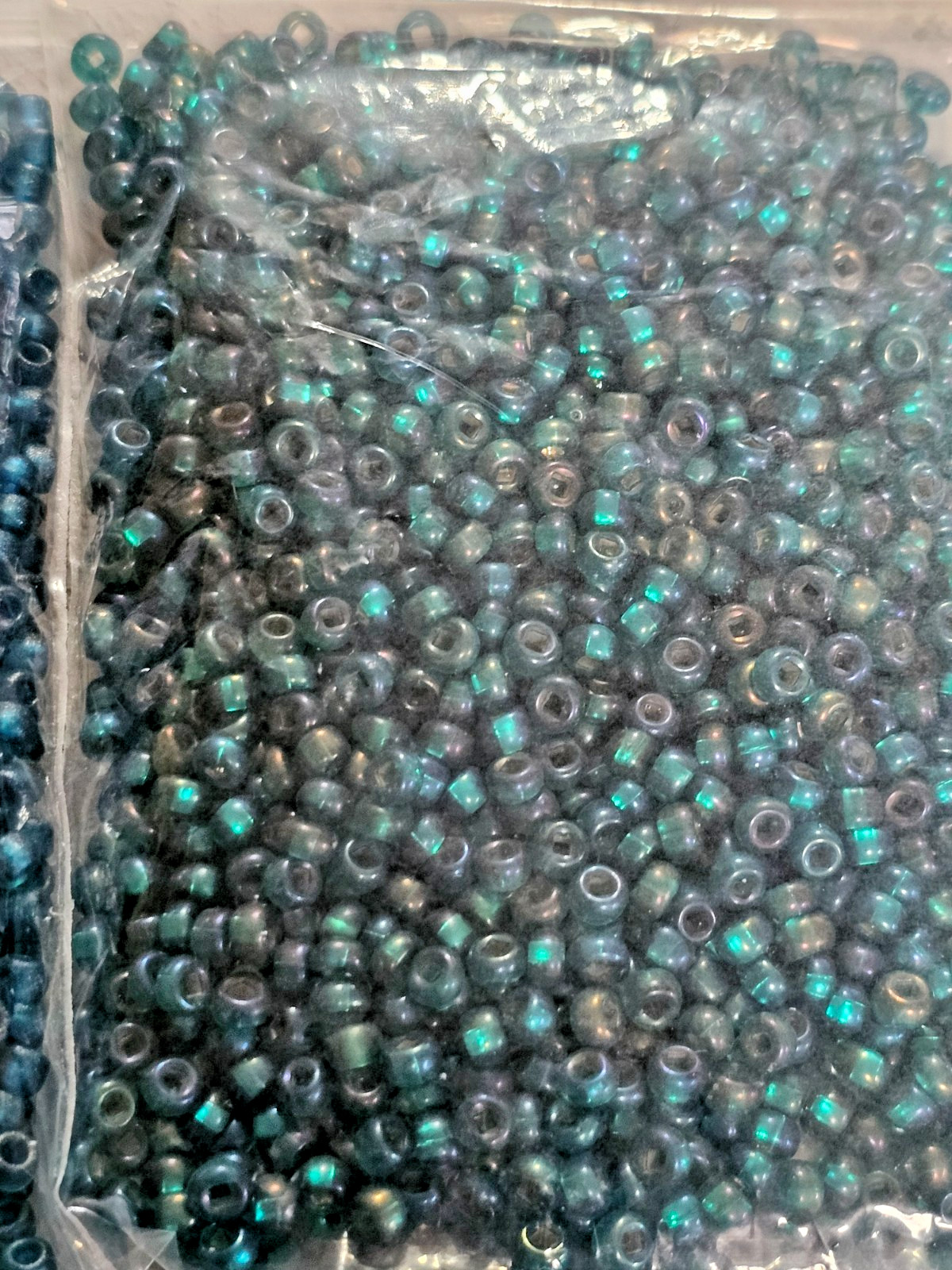 6/0 Czech Glass Seed Beads 60g 70g Bags Teal Blue Green Lot Jewelry Supplies