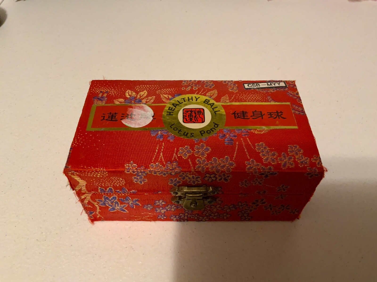 Vintage BAODING IRON BALL DIRECTION – 80’s W/ CASE & INSTRUCTIONS