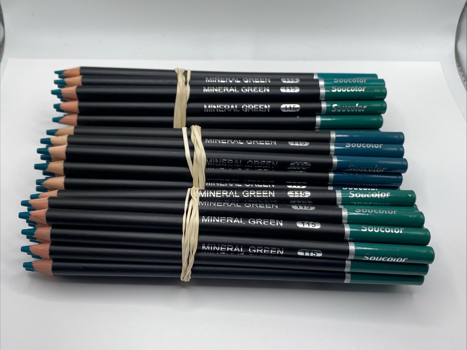 (60) MINERAL GREEN 115 – Soucolor Colored Pencils – 4.0 mm Soft Core