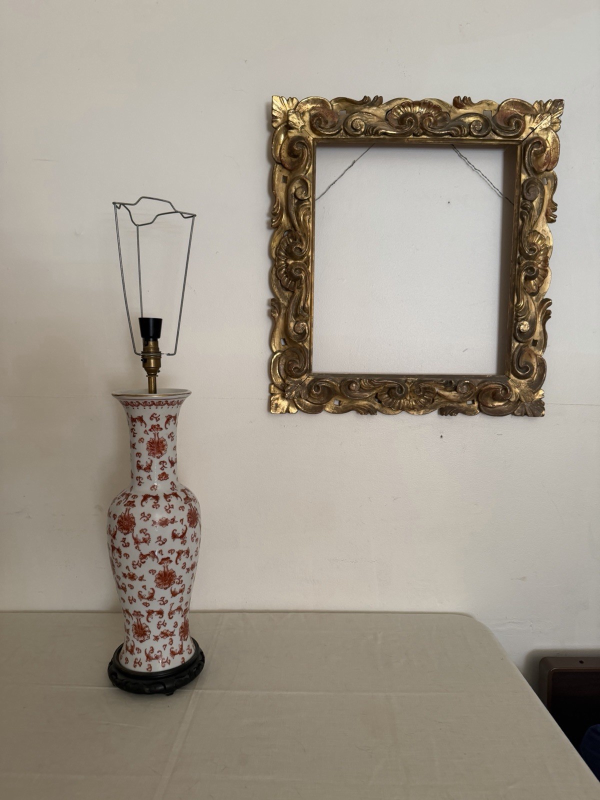 Nice Vintage Chinese Porcelain Vase converted to Lamp
