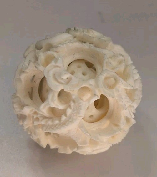 Chinese Carved Layered Dragon Magic Ball