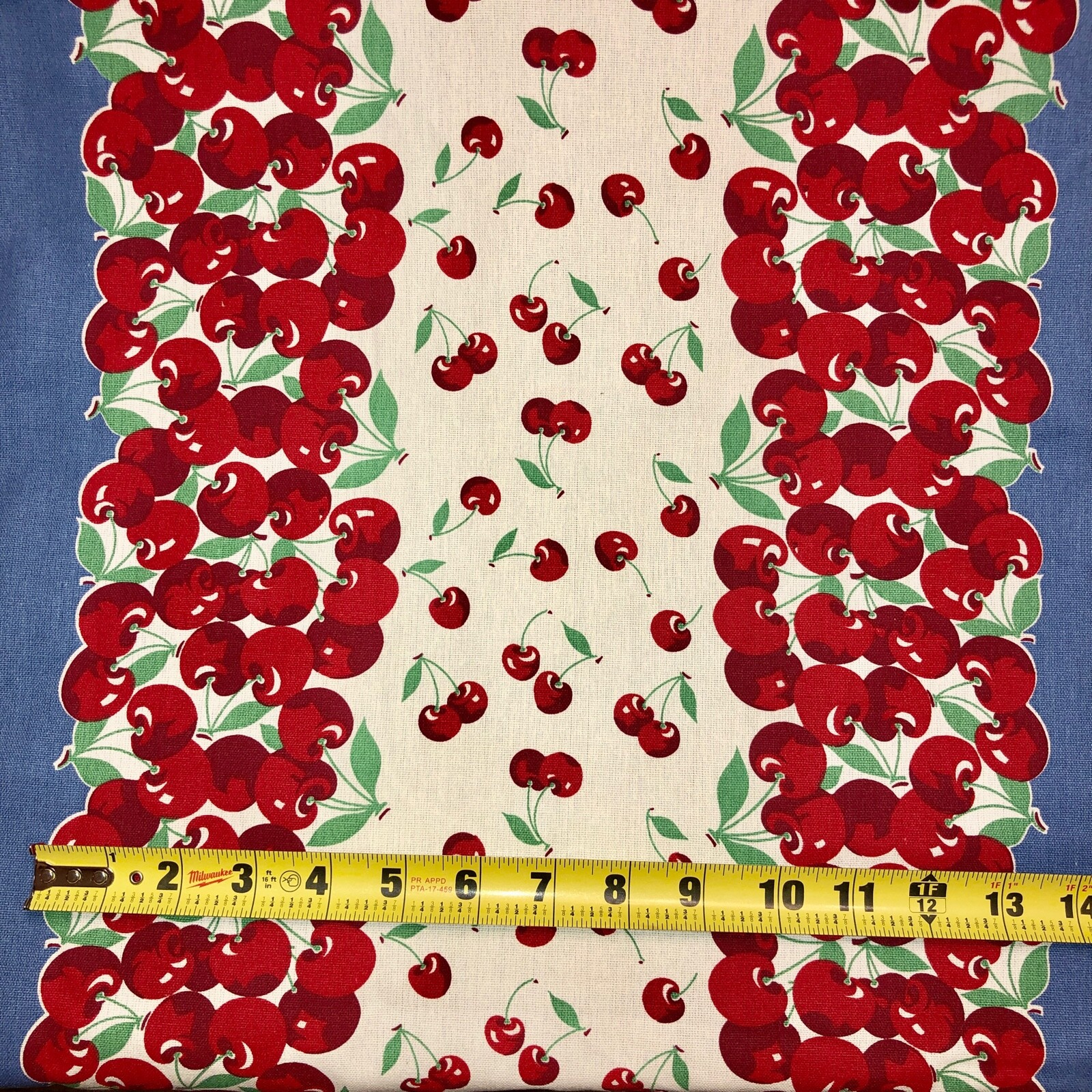 MODA 100% cotton toweling fabric Very Cherry – 920-158 – 16 in wide x 36 in