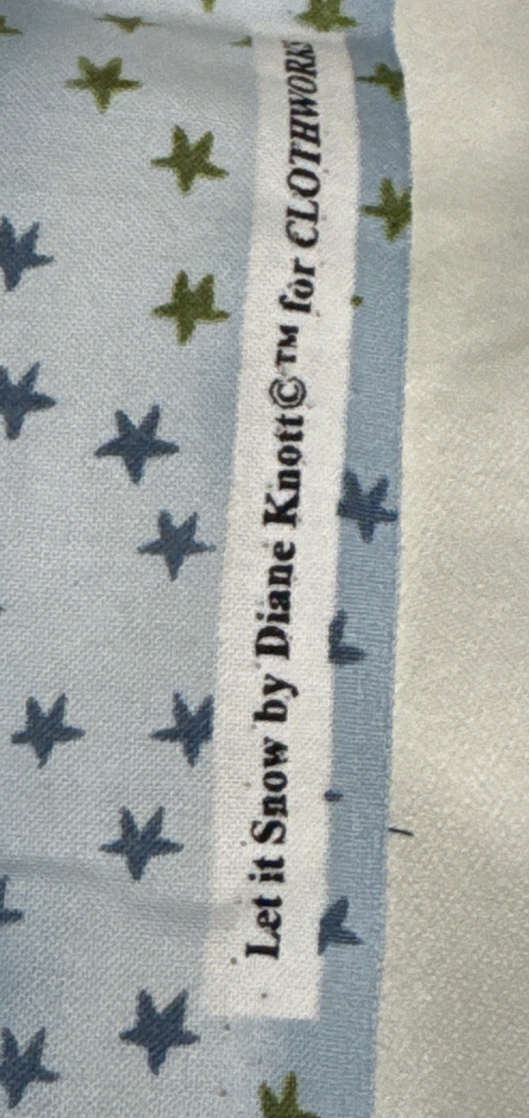 LET IT SNOW PANEL BY DIANE KNOTT SNOWMEN JINGLE BELLS ALL THE WAY w23”x46”