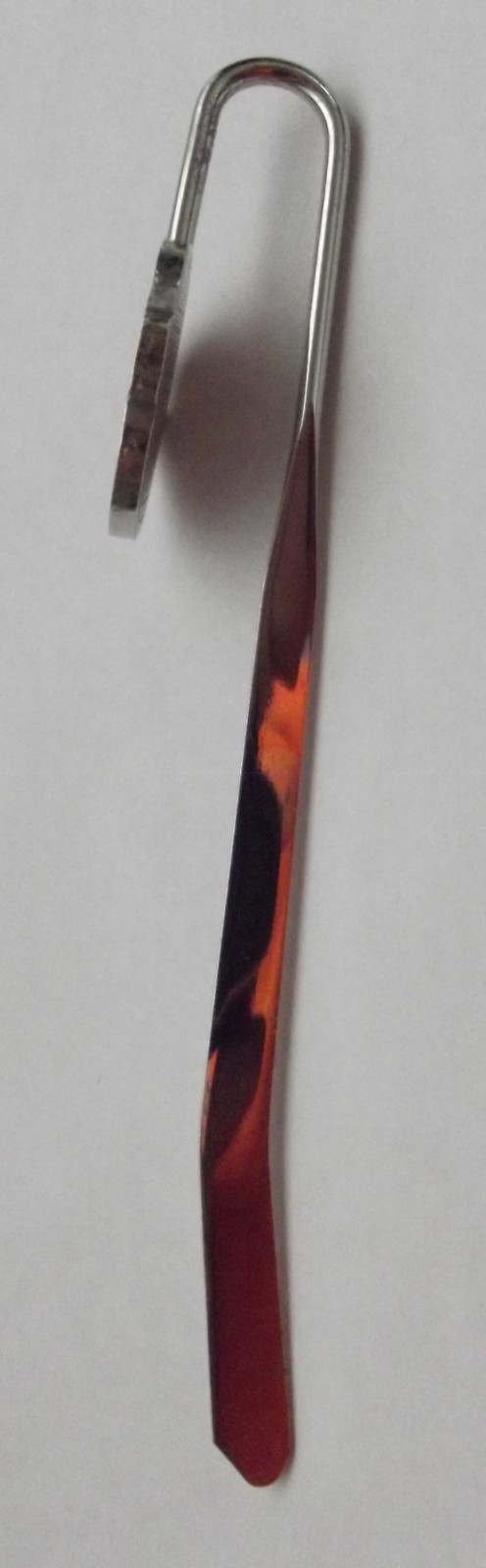 Chinese Opera Mask Bookmark Peking Beijing Metal & Enamel Art Osaka Steakhouse