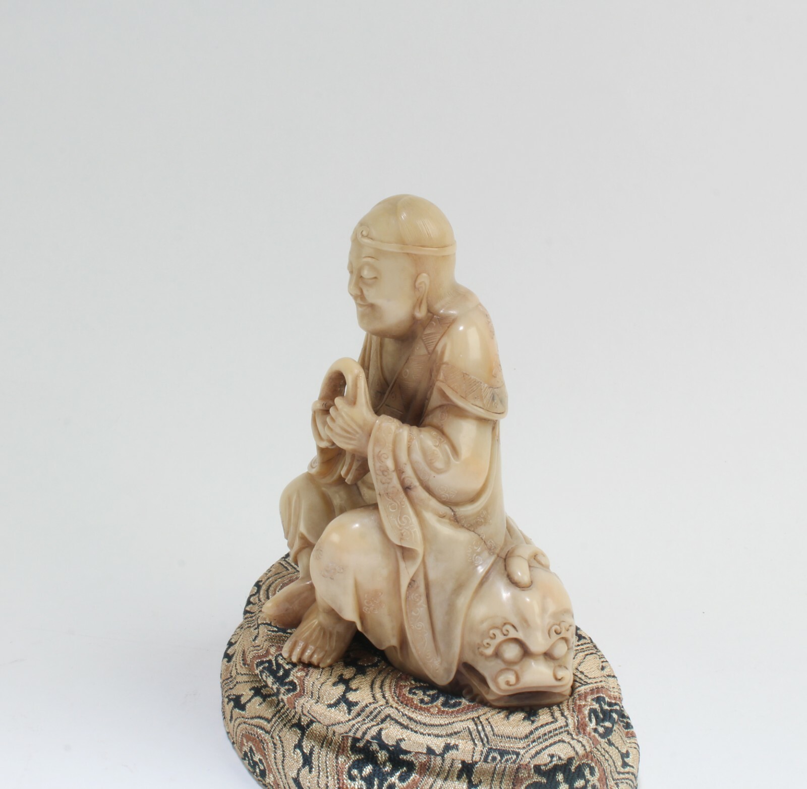 A Beautiful Chinese Soapstone carving Luo Han