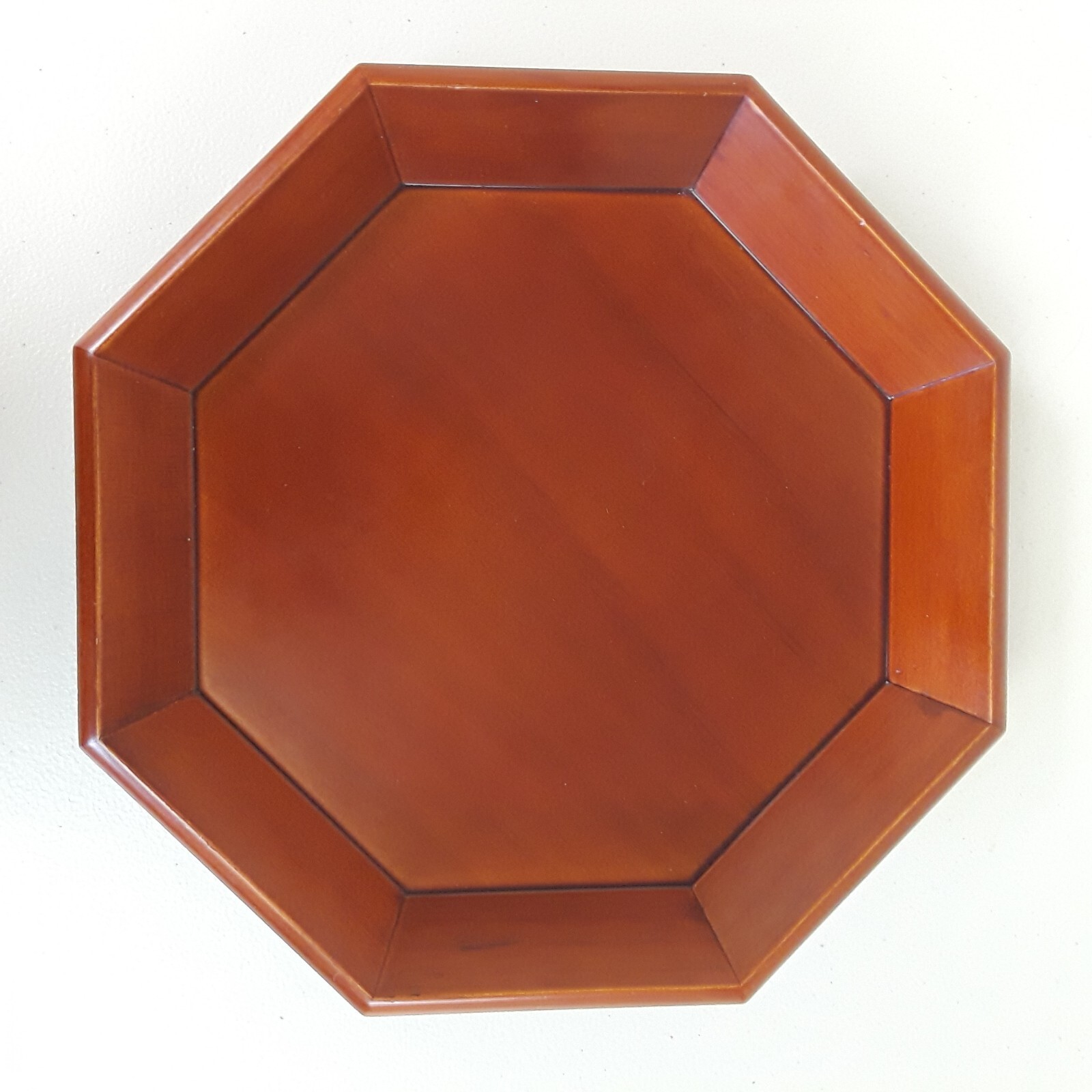 Chinese Display Pedestal Wooden Plant Stand Riser For Beta Fishbowl 12″ Octagon