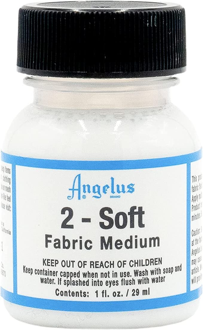 Angelus Acrylic Leather Paint 2 Soft Fabric Medium