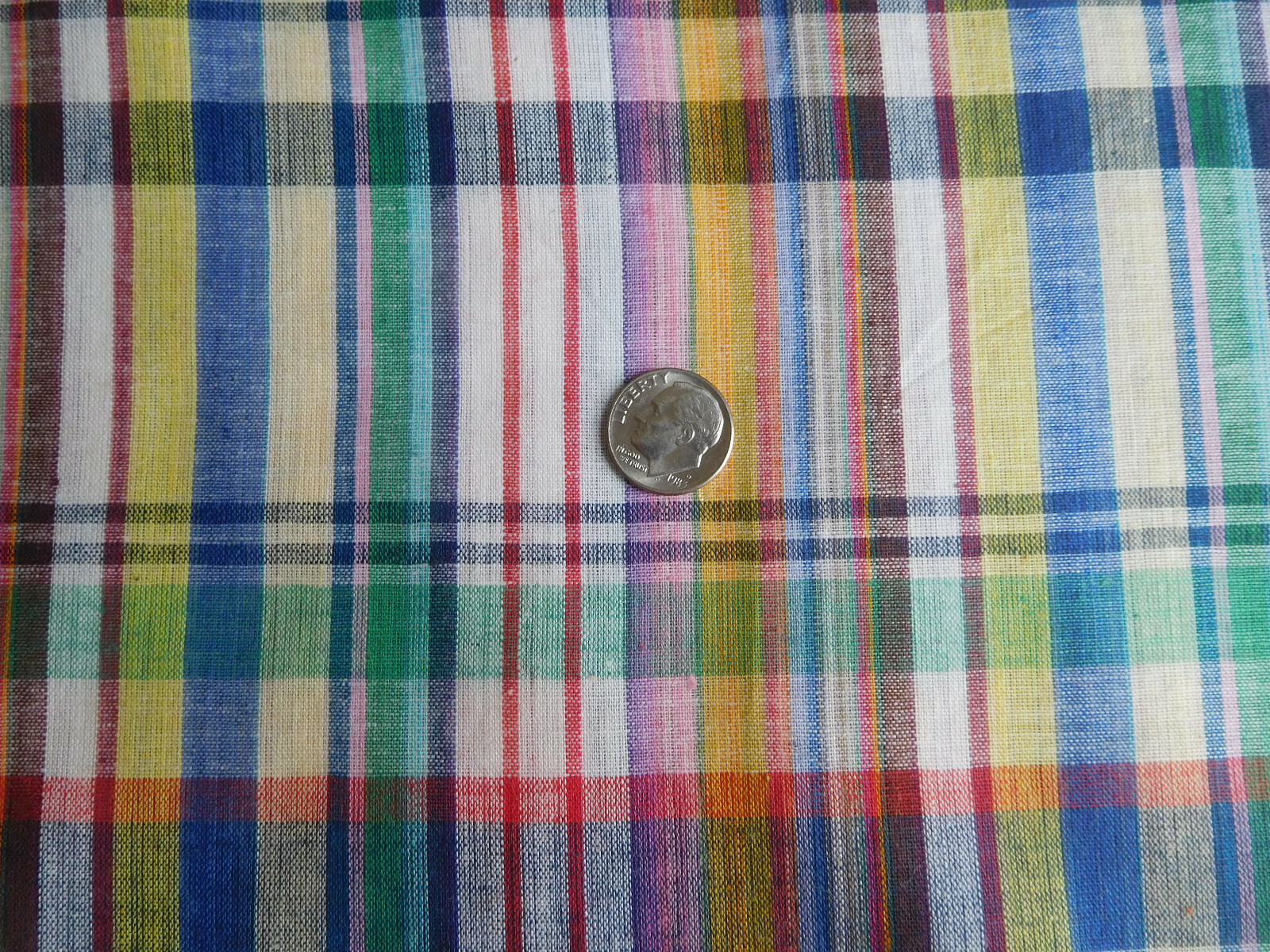 choice U Pick WOVEN PLAID cotton quilting FABRIC pieces 1 to 3 1/2 yards