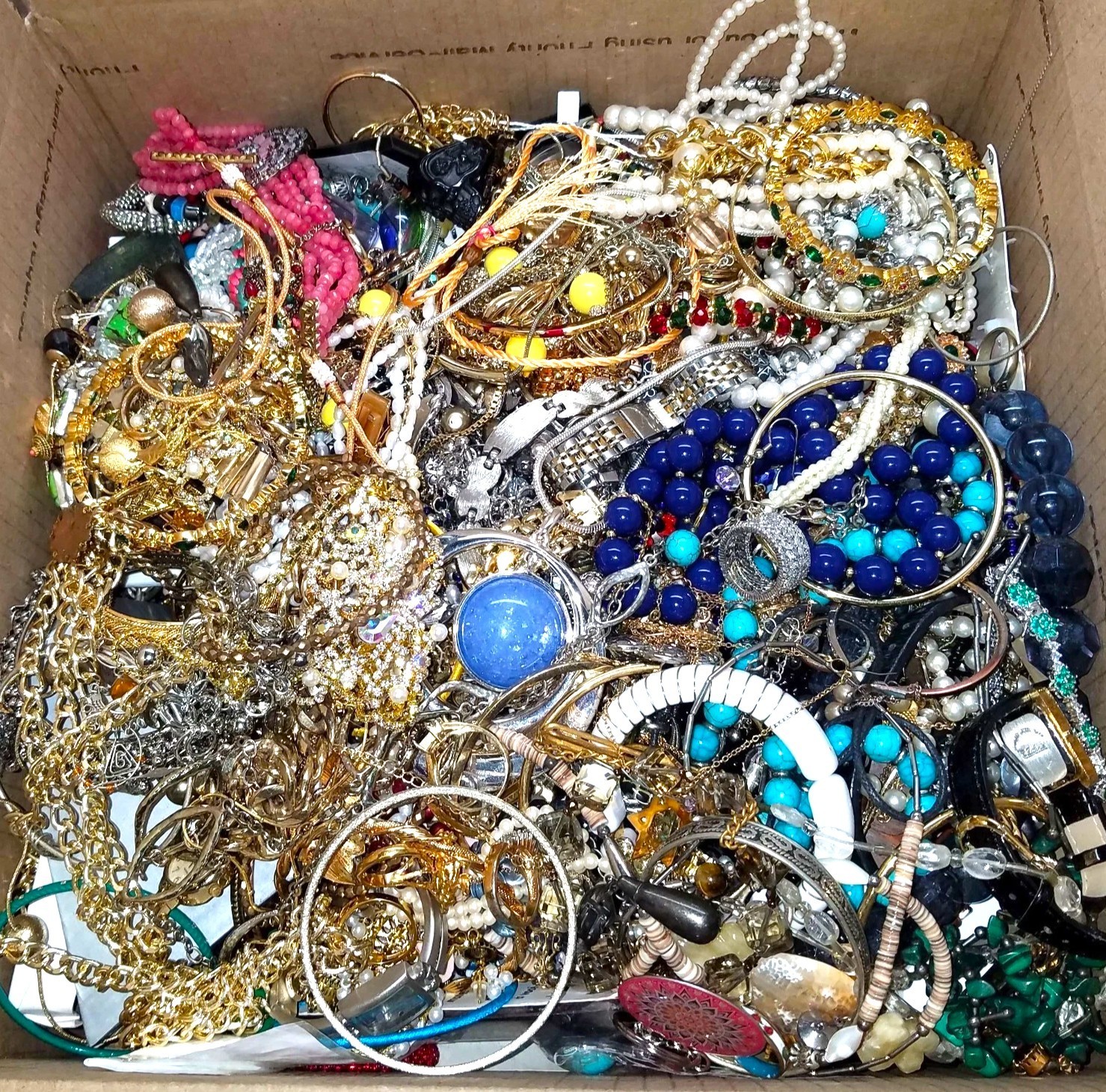 3 Lbs Pounds Junk Craft Harvest Jewelry Making Lot Tangle Sorting ASMR Therapy