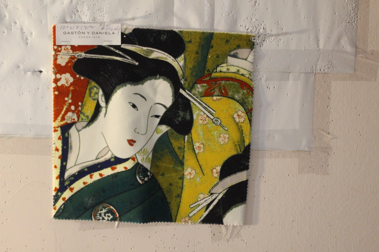 Gaston Y Daniela Matsuyama (Geisga Girls) on Velvet Varies Sizes Color Multi