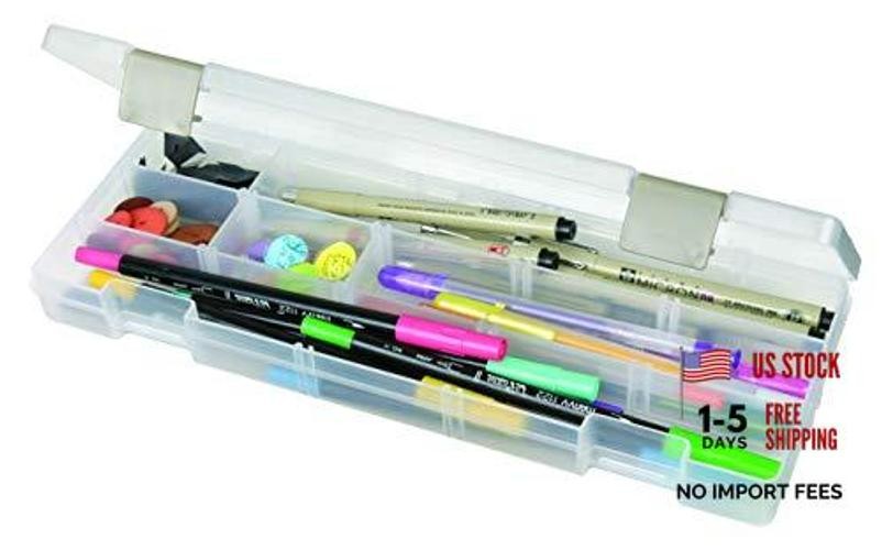 3900AB Solutions Extra Long Box, Art & 12.4″ x 4.9″ 3 Compartments, 9 Dividers
