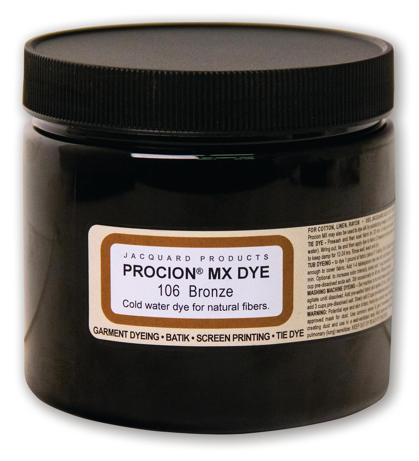 8Oz Bronze Powder Fabric Dye For Vibrant Colors Cold Water Tie Dye Kit