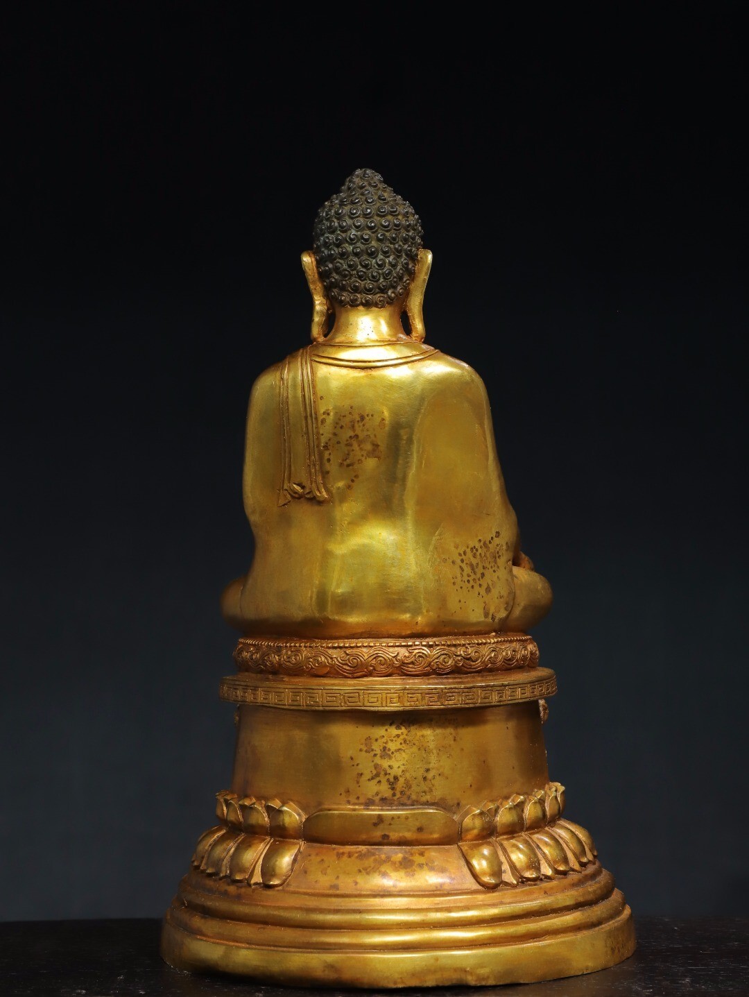 Bronze gilded statue of Amitabha Buddha