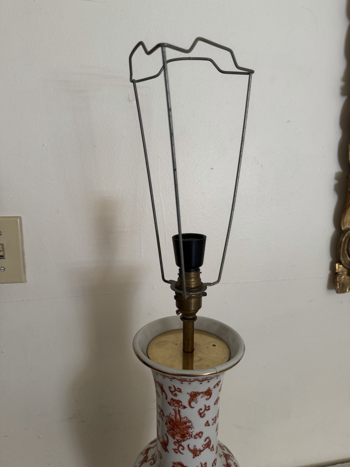 Nice Vintage Chinese Porcelain Vase converted to Lamp