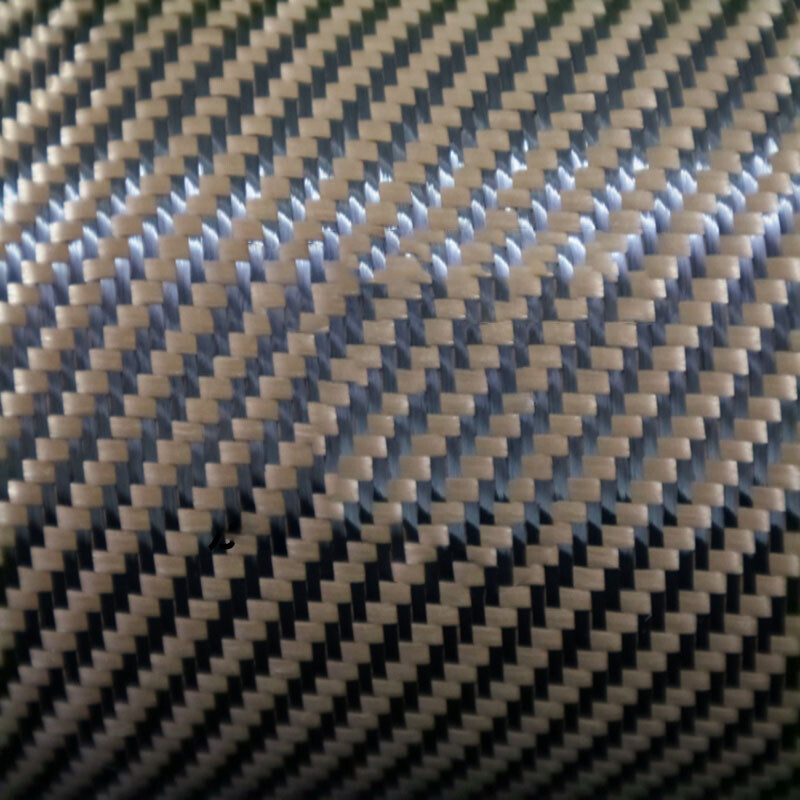 Aramid Carbon Fiber Blended Fabric Cloth Red/Yellow/Blue/Green/Purple/Grey Black