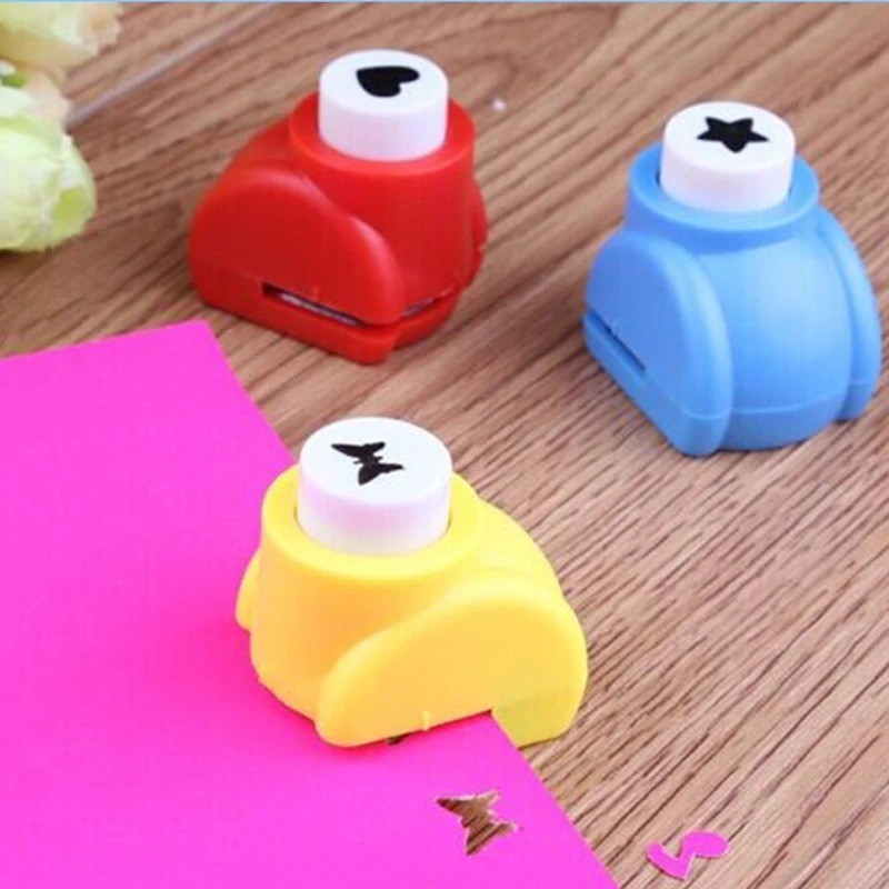 Mini Paper Cut Punch Scrapbook Craft Cutter Stencil Handheld Making Hole US