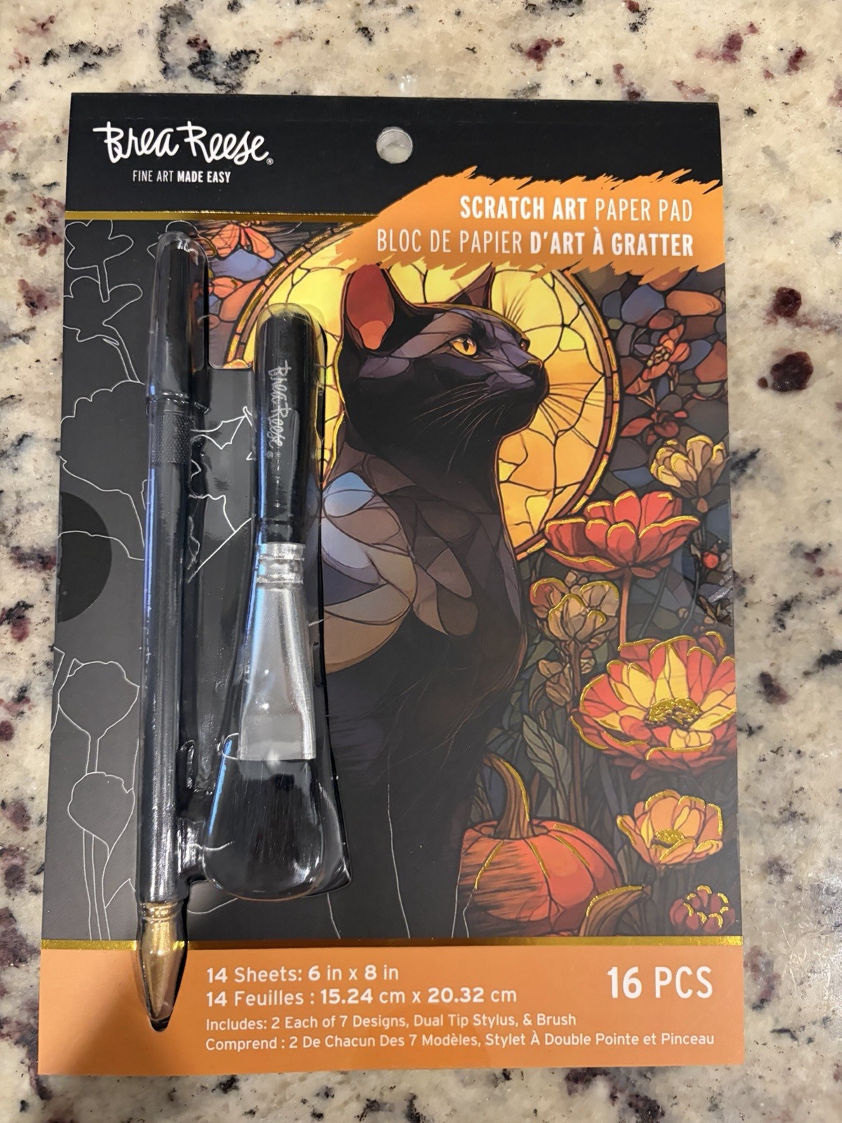 Brea Reese Scratch Art Pad Kits 6×8 Brand New Fall 2026/halloween-Not Online Yet