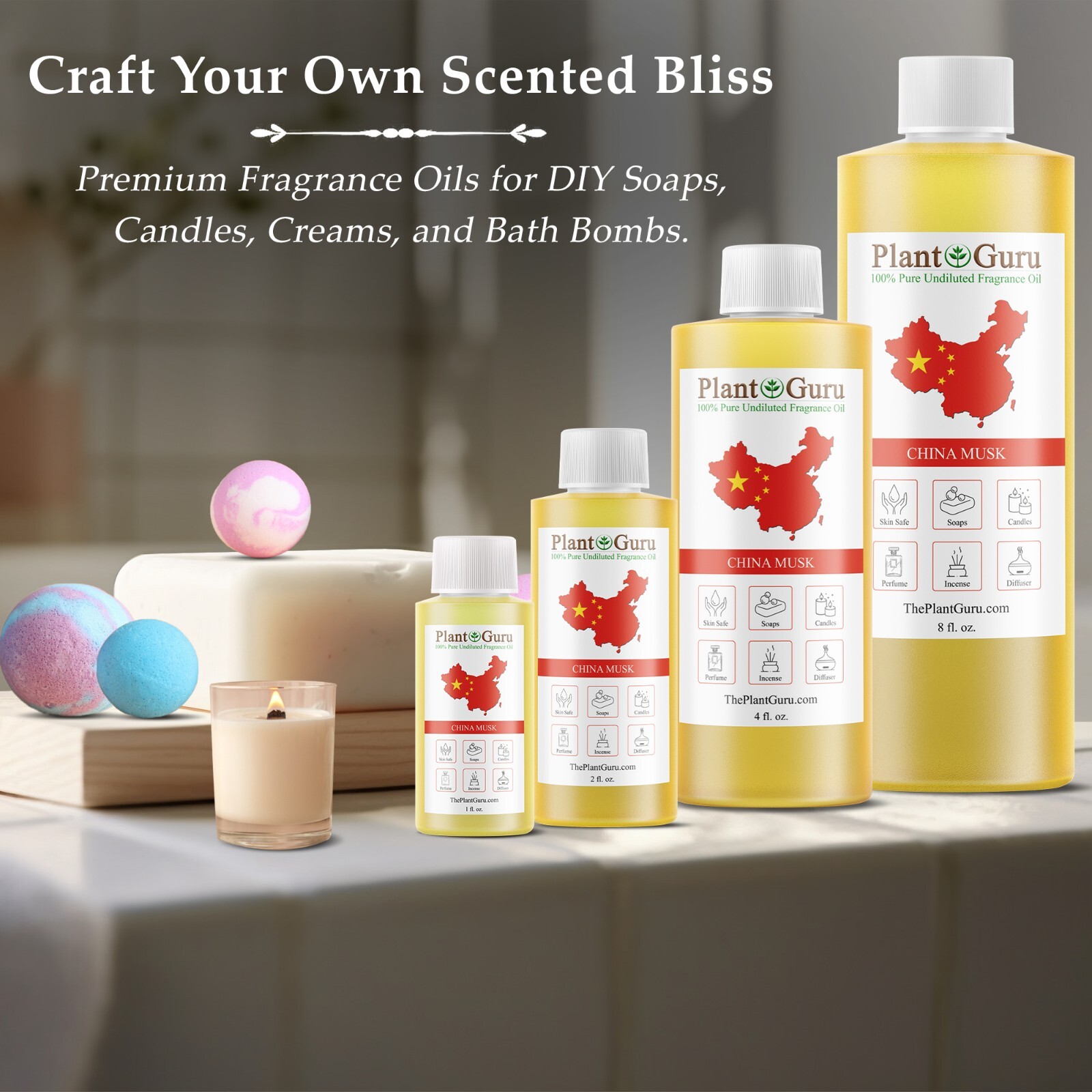 China Musk Fragrance Oil For Candle, Soap Making, Diffuser and Burners