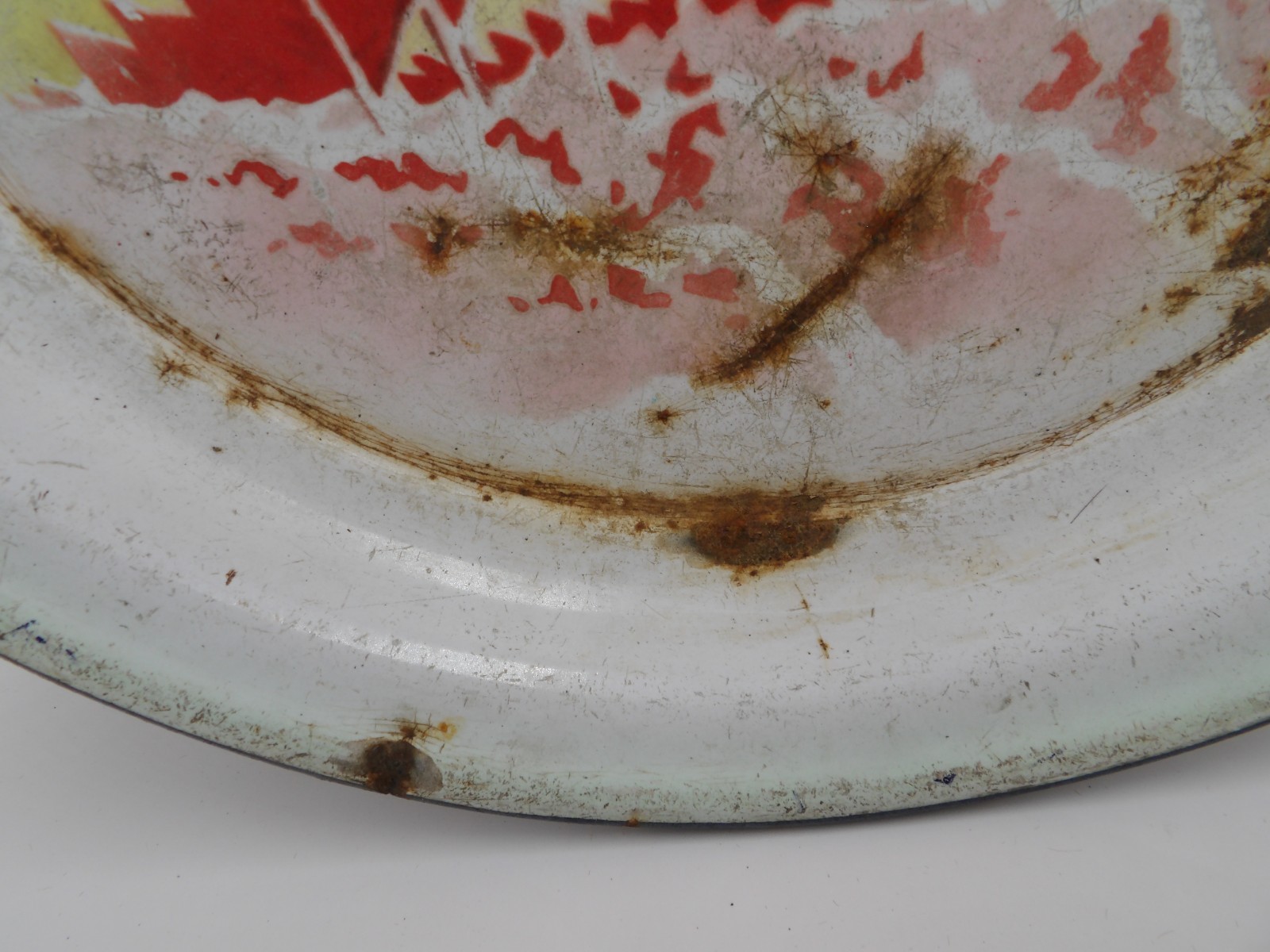 Chinese Cultural Revolution Tin Tray Lot B 11.5″
