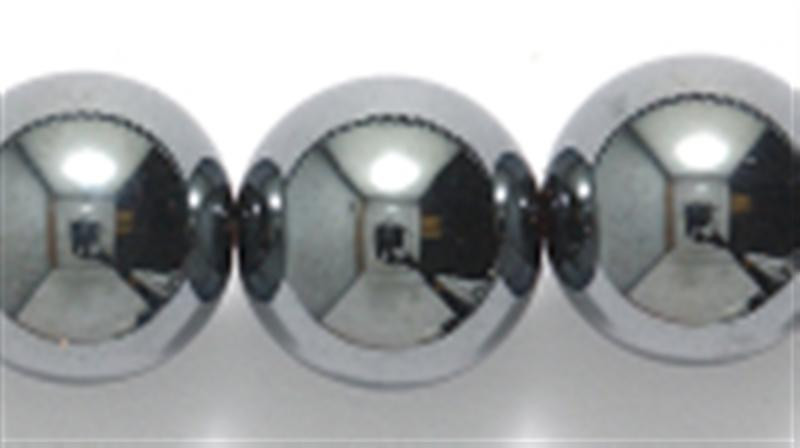 10mm Hematite Round Beads (38 – 40 beads per strand)