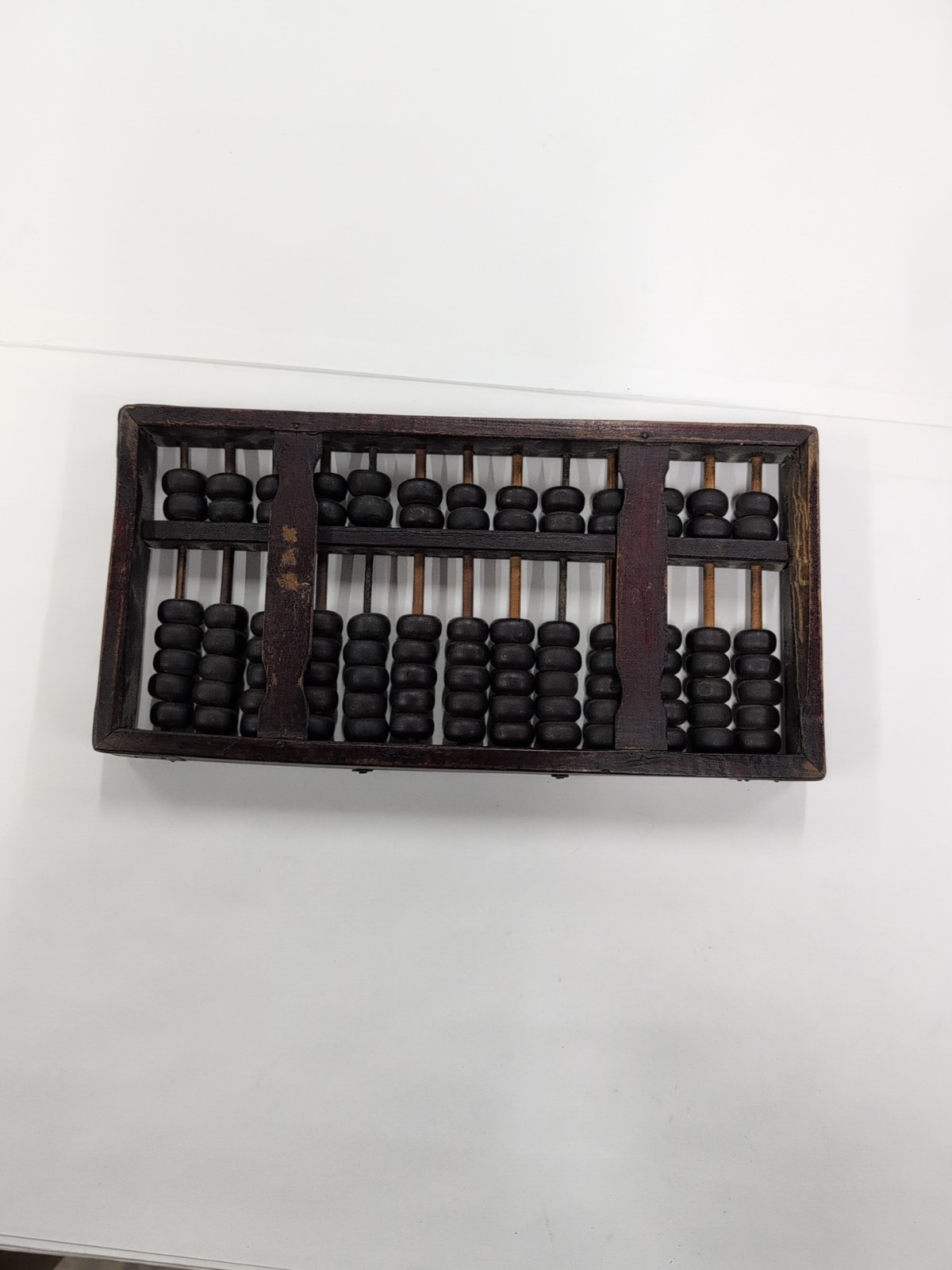 Vintage Antique Chinese Abacus, Made Of Solid Hardwood