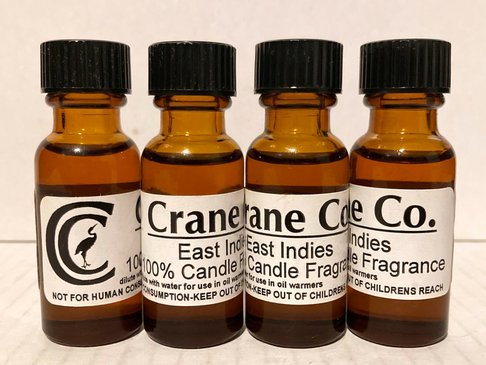 East Indies Scent Lot of 4 100% Candle Fragrance Concentrate Crane Co.