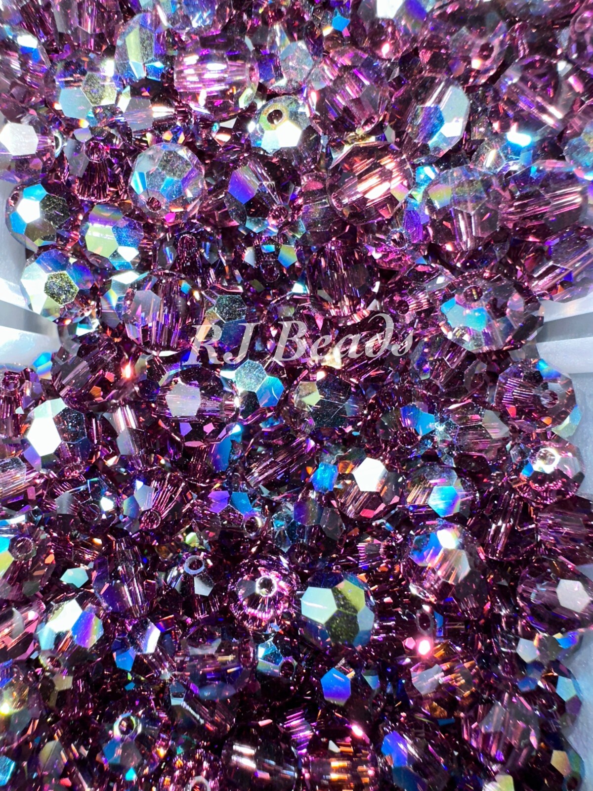 Genuine 6mm Swarovski Crystal 5000 Sparkling Round Jewelry Supply Craft Beads AB