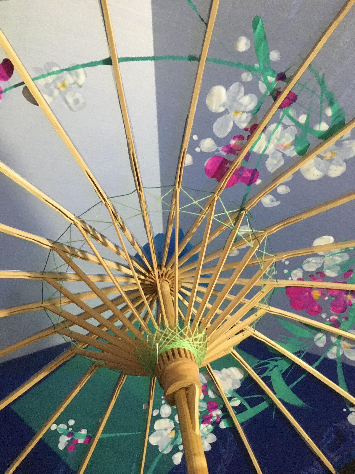 BLUE CHINESE SMALL PARASOL – NEW, NEVER USED