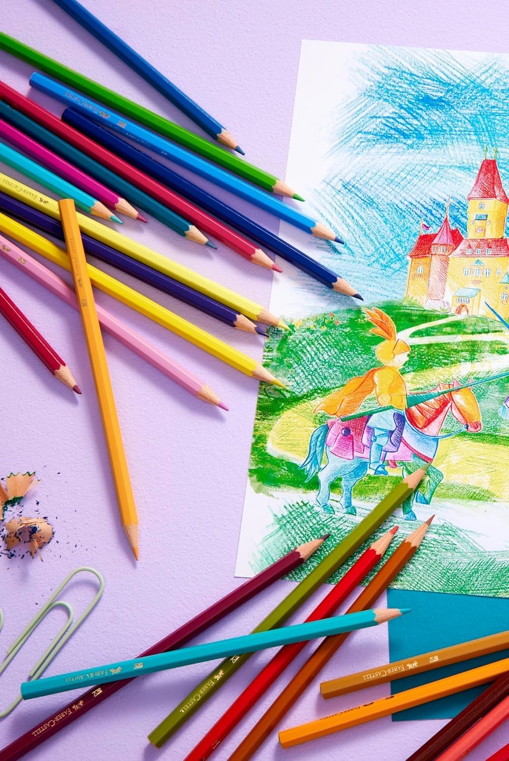 Faber-Castell Castle 111260 Colouring Pencils Set, 60 Pieces| Torn or Open box