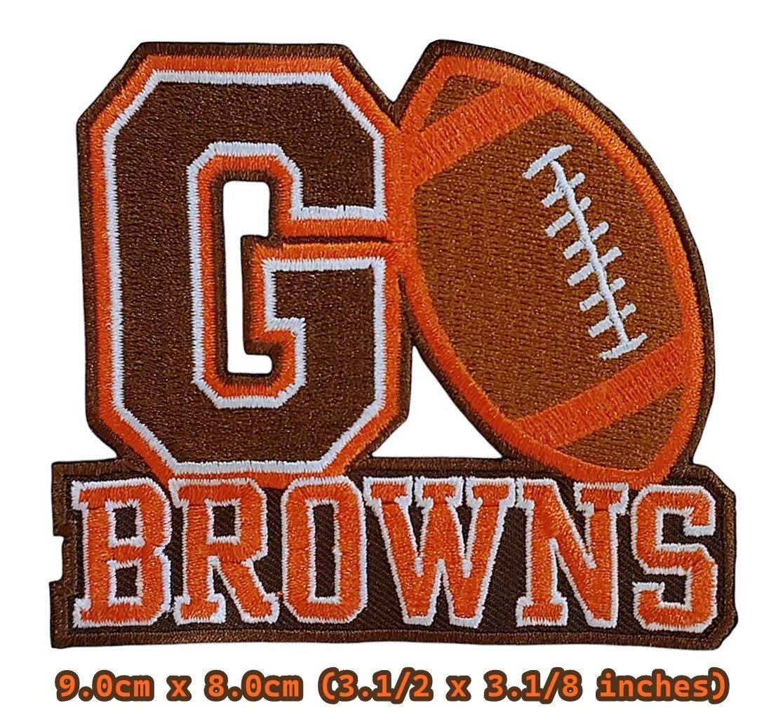 CLEVELAND BROWNS NFL Football Patches Iron,sew(Select options)✈Thai by USPS