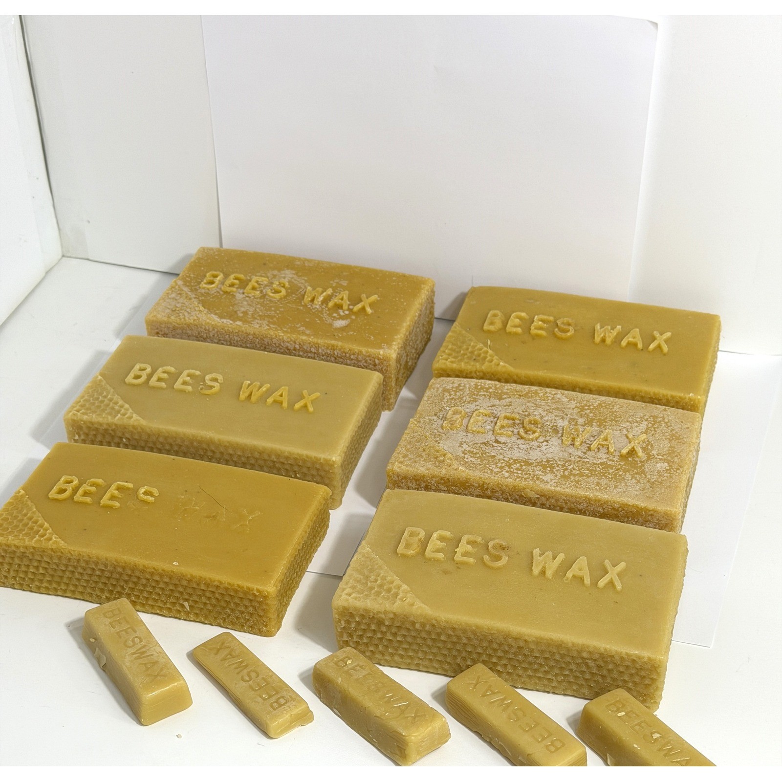 Natural Yellow Virginia Beeswax Blocks for Candle Making and DIY Crafts 7+ Lbs